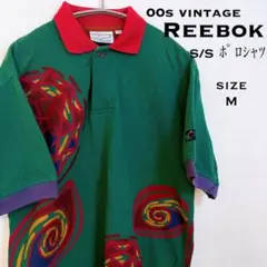 90s vintage Reebok M 半袖 ポロシャツ メンズ リーボック