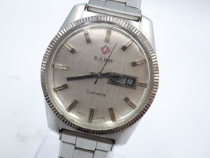 358597【1円スタート】RADO ラドー 稼動品 1638 コンパニオン デイデイト メンズ 時計 自動巻き ケース 37mm