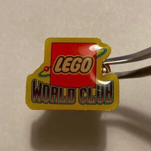 LEGO レゴ ワールドクラブ WORLD CLUB ピンバッチ 1998 ノベルティ 1.8×1.6cm 未使用 倉庫保管 Club committee Pin badge novelty