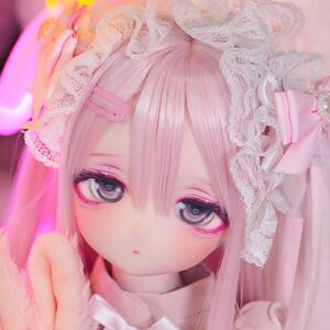 °・＊小桜はうす＊・° DDH-27 セミホワイト肌 カスタムヘッド ソフビ盛り おまけアイ2種