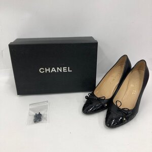 CHANEL シャネル ココマーク マトラッセ パンプス サイズ37 箱付き【CLAQ5011】