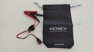 ●CTEK(シーテック)●ワンタッチコネクター クリップ●専用袋●バッテリー●コード●未使用