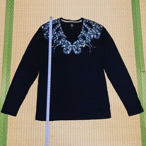 美品 ロエン × セマンティックデザイン スネーク 長袖 Tシャツ L Roen snake パイソン Python 蛇柄 ハート 刺繍 semantic design Y2K 00s