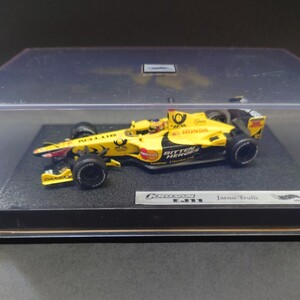 ◆HOTWHEELS◆F1◆JORDAN◆EJ11◆Jarno TruIIi◆1/43◆　