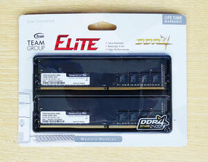 Team DDR4-2400 32GB (16GB x2) TED416G2400C16BK 2枚セット