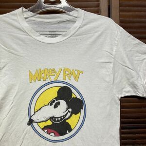 1スタ 再落無し AHRH 白 パンク Tシャツ ミッキーラット MICKEY RAT セディショナリーズ 90s 00s ビンテージ 古着 卸