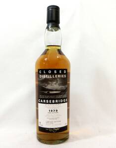 1000円スタート 酒 SCOTCH WHISKY CARSEBRIDGE DISTILLERIES 1979 28年 LIMITED EDITION 700ml 54.6％ カースブリッジ 未開栓 WHO □酒S571