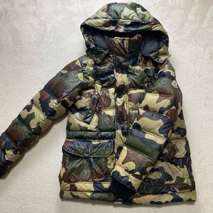 【美品・名作】 MONCLER モンクレール メンズ ダウンジャケット SAUTERNE ソーテルヌ カモフラ 迷彩 Mサイズ相当 オーバーサイズ .