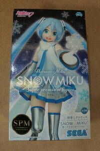 67★新品/未開封★スノーミクSNOW MIKU SPM フィギュア セガ 初音ミク 雪ミク Super premium figure雪ミクスカイタウン★★フィギュア