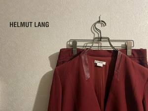 ◯ USA製 HELMUT LANG ノーカラー セットアップ スーツ / ヘルムートラング パンツ スラックス テーラード ジャケット 4 Ladies #Sirchive