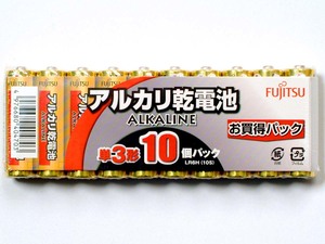 単3アルカリ乾電池【10本】1.5V 富士通 FUJITSU LR6H(10S)【即決】単三アルカリ乾電池 アルカリ電池 単3電池 単三電池★4976680404703 新品