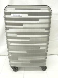 ●【展示品】Samsonite サムソナイト ZIPPLUS SPINNER 56/20 ジッププラス スピナー (シルバー) 機内持ち込みサイズ