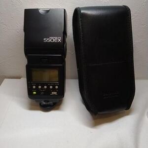 【美品】Canon SPEEDLITE 550EX ストロボ フラッシュ 動作品 1円スタート！