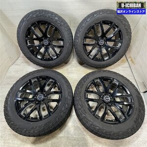 FJクルーザー 等 レイズ デイトナFDX 8.5-20+22 6H139.7 ファルケン WILD PEAK A/T AT3W 275/55R20 20インチ 4本セット 009