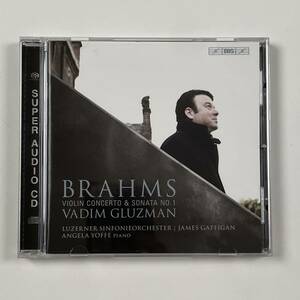 BRAHMS・VIOLIN CONCERTO;VIOLIN SONATA NO.1/VADIM GLUZMAN/中古CD