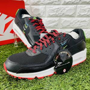 即決 ナイキ ウィメンズ エア マックス 90 ワールドワイド NIKE WMNS AIR MAX 90 WW 黒 29.0cm 送料込み CK7069-001