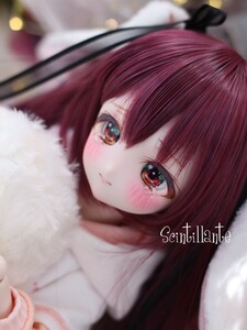 【シンティランテ】DDH-27 カスタムヘッド セミホワイト ソフビ盛り(小難有り)+ おまけ碁石アイ2種 + 涙ジェル　MDD ドール 