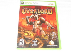 xbox360★OVERLORD 海外版 北米版 マップ付★箱付・説明書付・ソフト付