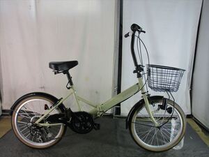 D903　★　15800円★　折りたたみ中古自転車【20インチ 　ベージュ】 入札お待ちしております(*^▽^*)