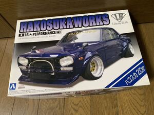 アオシマ 1/24 LBワークス ニッサン ハコスカ リバティーウォーク　LB WALK スカイライン 日産 プラモデル 2