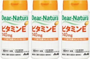 3個(6ヶ月分)　ディアナチュラ ビタミンE140mg 60日分 60粒　抗酸化作用により体内の脂質を酸化から守り 細胞の健康維持を助ける栄養素。