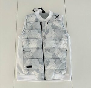 オークリー　ＳＫＵＬＬ　ＤＩＡＧＯＮＡＬ　ＤＯＷＮ　ＶＥＳＴ　ＦＯＡ４０６９６８　(ＷＨＩＴＥ ＰＲＩＮＴ)　ＸＸＬ