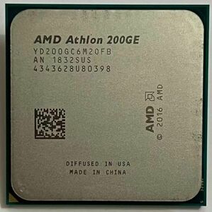 AMD Athlon 200GE 2C 3.2GHz 4MB AM4 DDR4-2666 35W