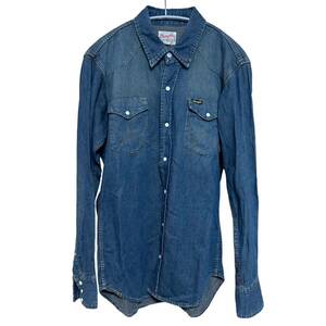 良品　Wrangler ラングラー　90s ラングラージャパン　　ウエスタンシャツ　スナップボタン　Mサイズ