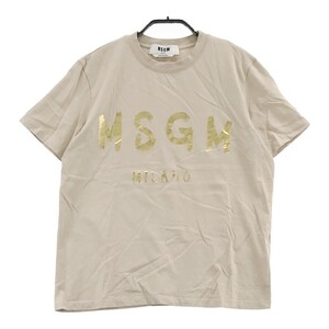 MSGM エムエスジーエム 3041MDM60 Tシャツ ベージュ系 S [240001924373] レディース