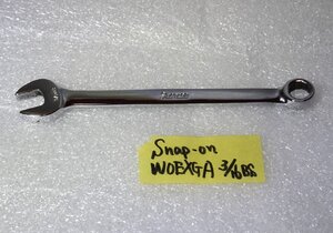 旧ロゴ Snap-on スナップオン コンビネーションレンチ 3/16 BS WOEXGA アンダーラインSnap-on ビンテージ ノンクレーム