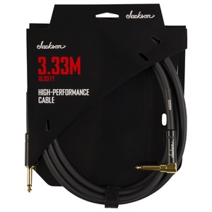 Jackson High Performance Cable Black SL 10.93ft ギターケーブル ギターシールド