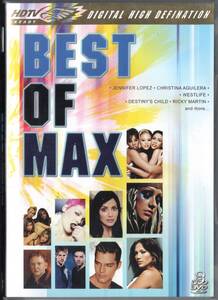 BEST OF MAX【DVD】JENNIFER LOPEZ・CHRISTINA AGUILERA・WESTLIFE・DESTINY