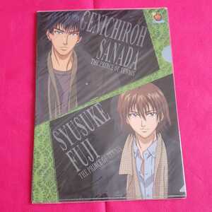 テニスの王子様　ジャンプフェスタ限定　クリアファイル　不二周助　真田　越前　仁王雅治　白井幸村精市　手塚国光　切原　木手　跡部景吾