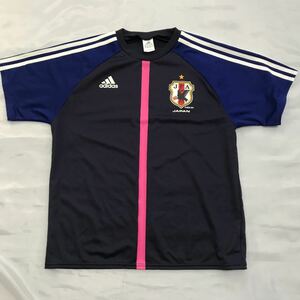 adidas サッカー日本代表 JFA ユニフォームTシャツ 半袖　メンズ　Lサイズ　アディダス　応援グッズ　ウェア