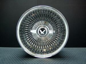 ワイヤーホイール T’s WIRE 13X7J REV100SP オールクローム4本セット　＜ローライダー/USDM/インパラ/キャデ/タウンカー＞