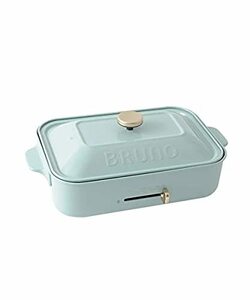 BRUNO ブルーノ コンパクトホットプレート 本体 プレート2種(たこ焼き 平面) ブルーグレー Blue gray おすすめ おしゃれ かわいい これ1台