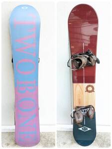 Ye58 スノーボード 2B1 TWO B ONE SNOWBOARDS CLASSICAL 157cm ビンディング バインディング