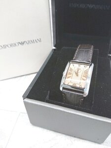 ◇ ◎ EMPORIO ARMANI エンポリオアルマーニ 動作未確認 AR1637 腕時計 ウォッチ ブラウン系 レディース P