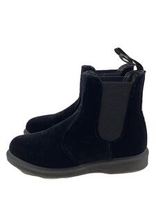 Dr.Martens◆サイドゴアブーツ/UK4/BLK/スウェード//