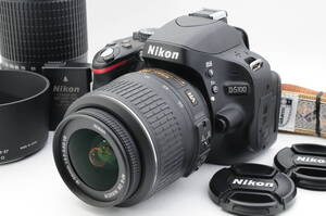 NIKON ニコン D5100 ダブルズームキット AF-S NIKKOR 18-55mm 3.5-5.6 / 55-200mm 4-5.6 #900