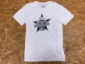 アディダス adidas SPORTS SHOWCASE スポーツウェア DENVER PUBLIC SCHOOLS 半袖Tシャツ メンズ バックプリント有 M 白