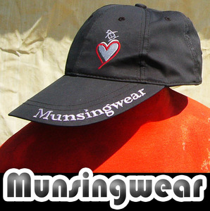 即決■Munsingwear■私があなたにあげた無彩色グレーcap■古着