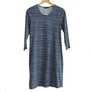 『USED』 marimekko マリメッコ Rasymatto ワンピース ライトブルー コットン Sサイズ