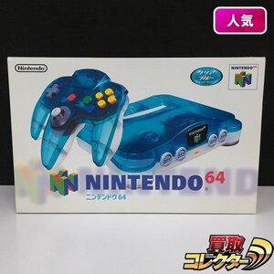 gA346c [動作品] N64 ニンテンドウ64 クリアブルー 本体 | ゲーム X