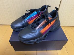 PRADA プラダ 23SS Collision Cross Low-top Sneakers 4E3595 コリジョンクロス ローカットスニーカー シューズ ブラック 28cm 国内正規品