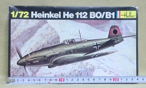 【エレール】　ドイツ軍戦闘機　ハインケル He112 B0/B1　　1/72スケール　【未組立】　②