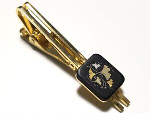 純金象嵌 7.4g 銀杏 デザイン タイピンS