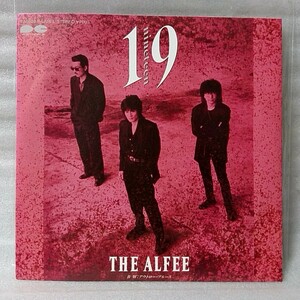 THE ALFEE 19 NINETEEN★1988年リリース アナログ後期盤★7インチレコード [4678EP