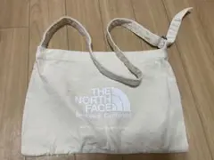 THE NORTH FACE エコバッグ ホワイト キャンバス　ショルダー