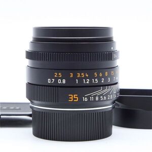 【極上品】 Leica Summilux M 35mm F1.4 ASPH. FLE 4th ブラック #4596